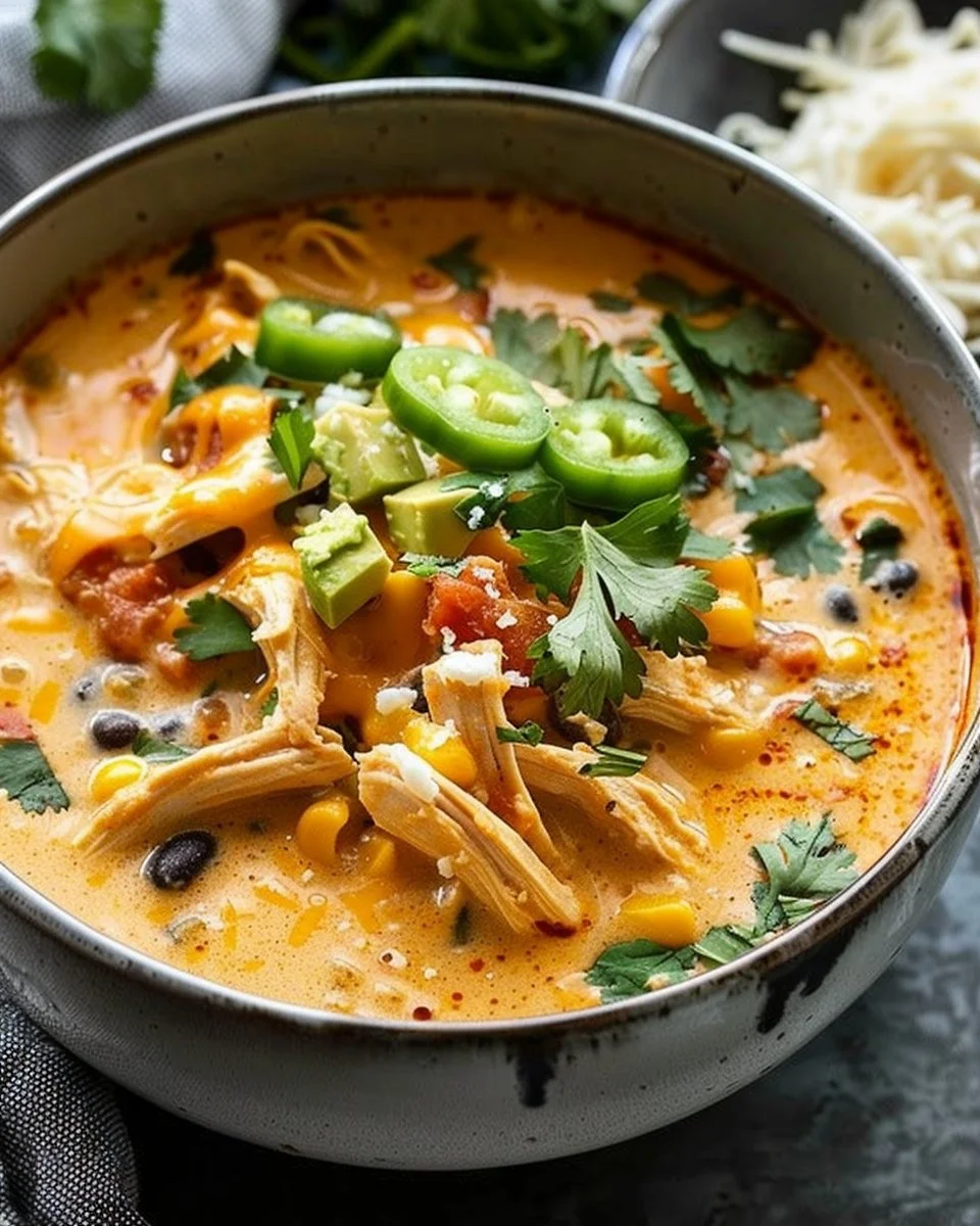 Creamy Chicken Enchilada Soup