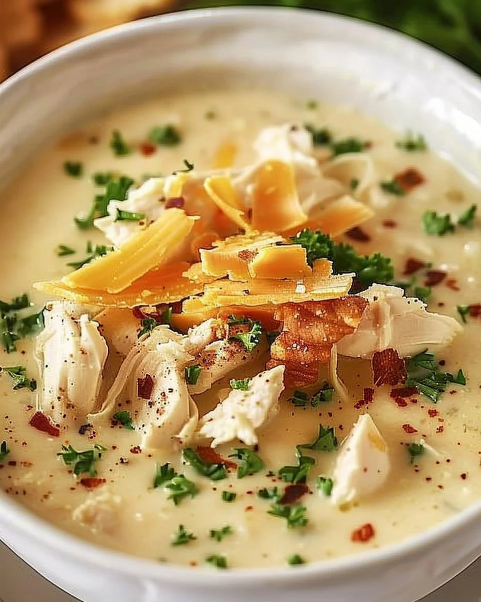 Creamy Keto Chicken Cream Cheese Soup