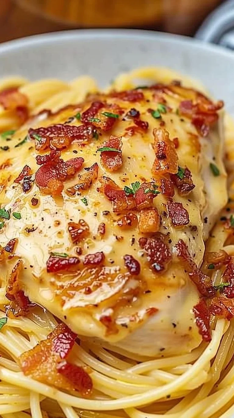 Bowl of easy crock pot crack chicken with herbs and spices