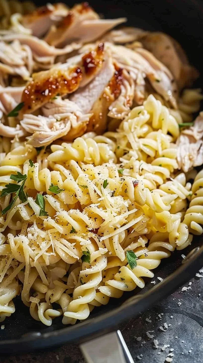 Garlic Parmesan Chicken Pasta