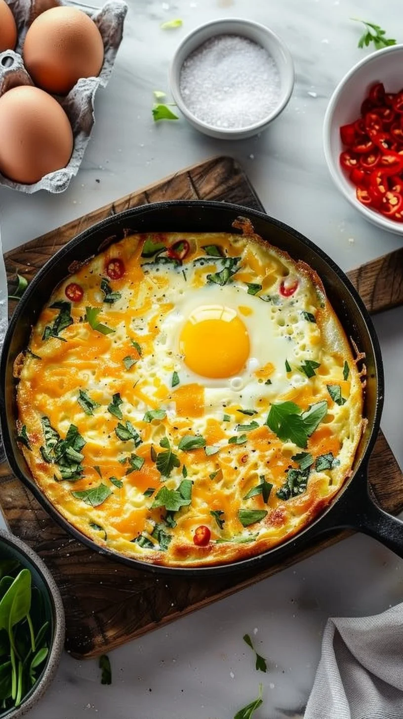 High-Protein Cottage Cheese Egg Bake