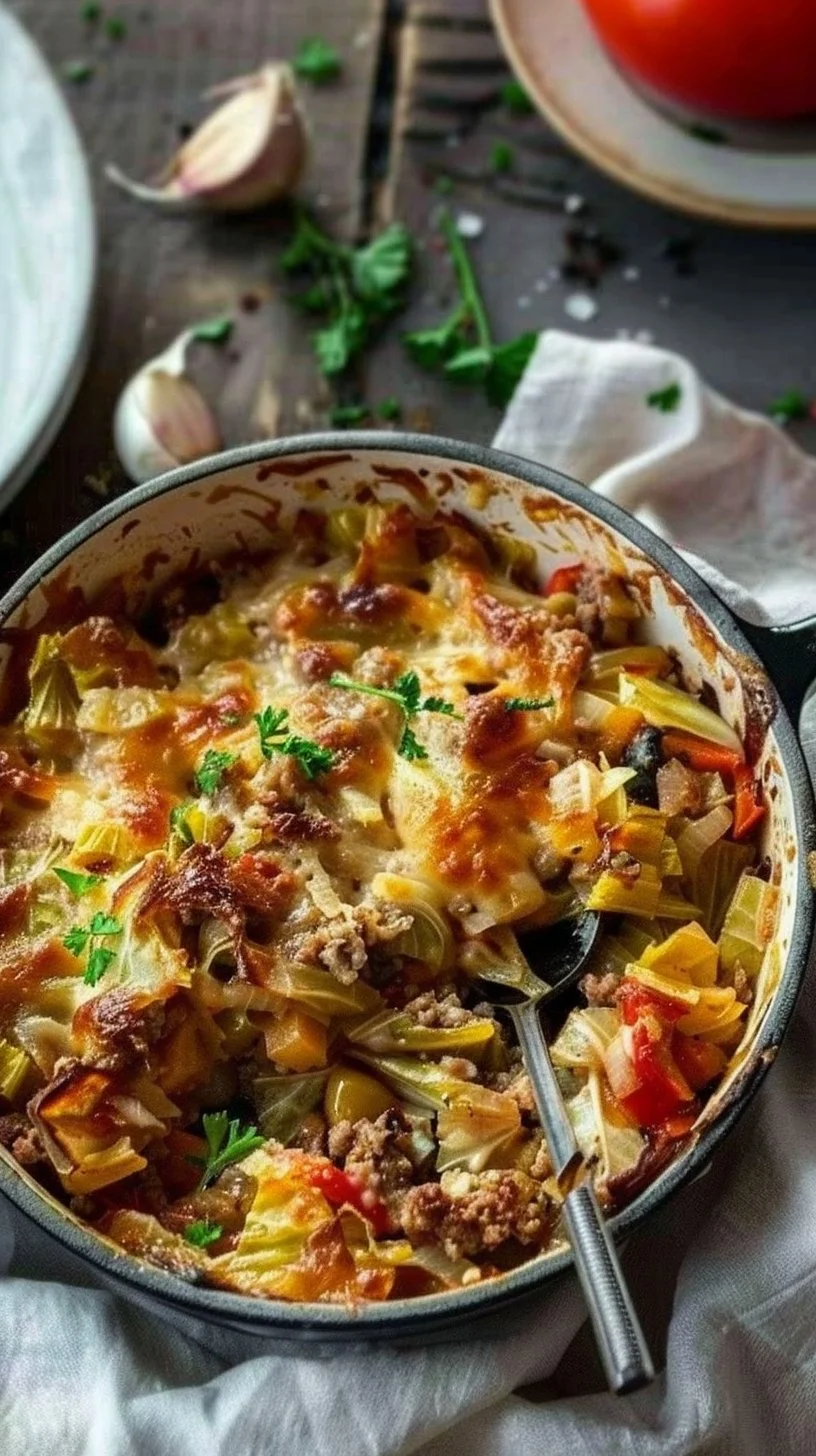 Low Carb Unstuffed Cabbage Casserole Recipe