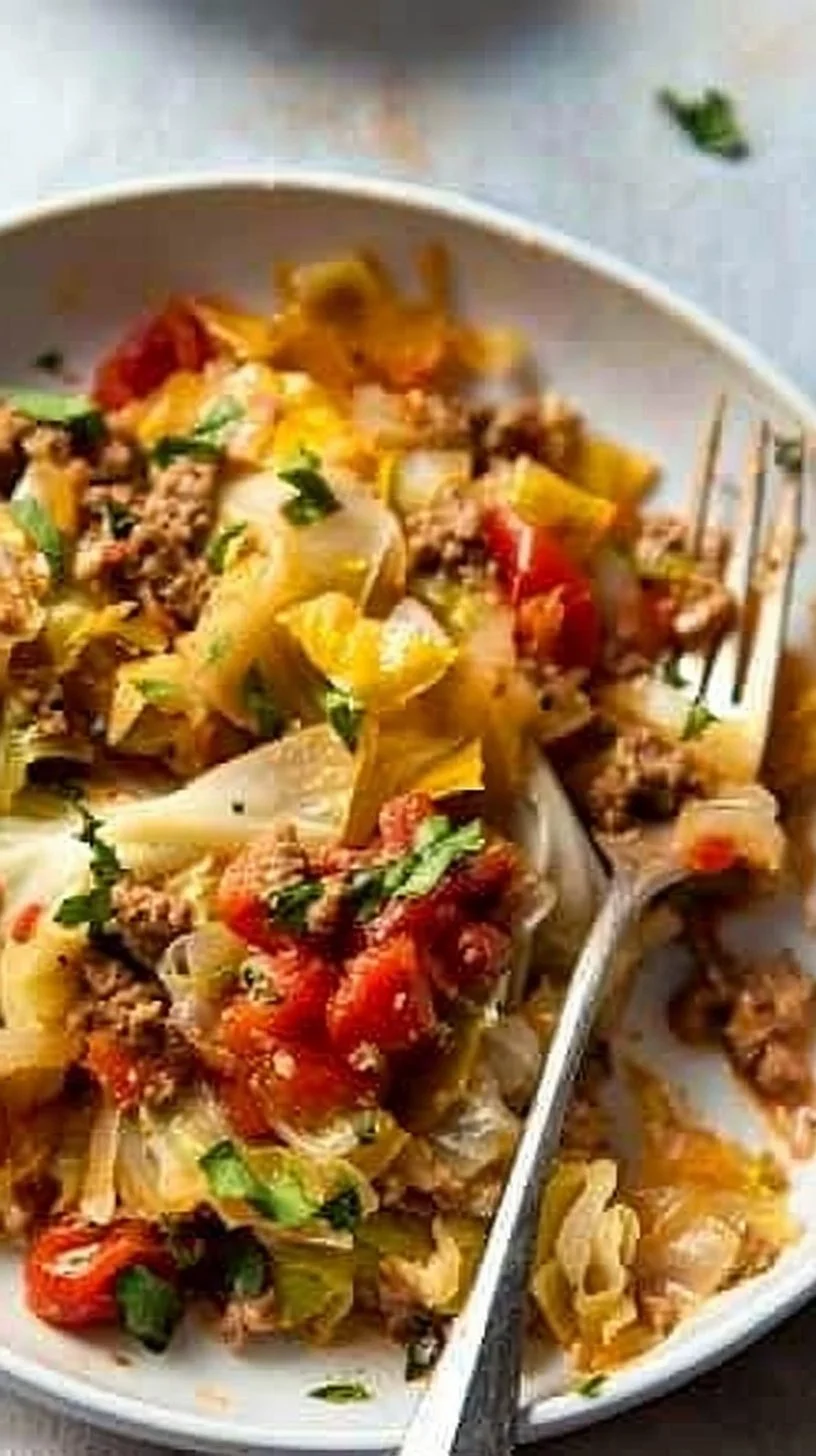 Low Carb Unstuffed Cabbage Casserole Recipe