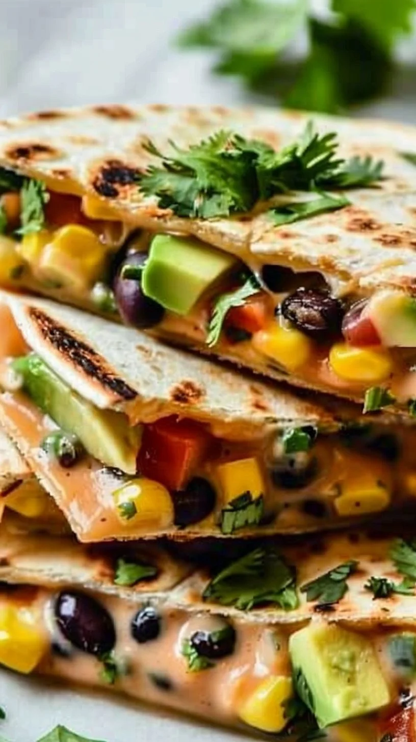 Mexican Street Corn and Black Bean Quesadillas