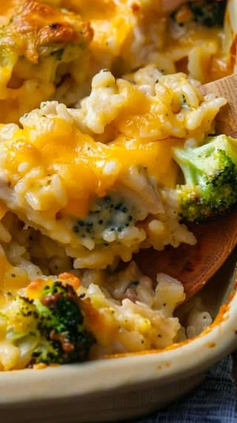 Oven Baked Chicken Broccoli Rice Casserole