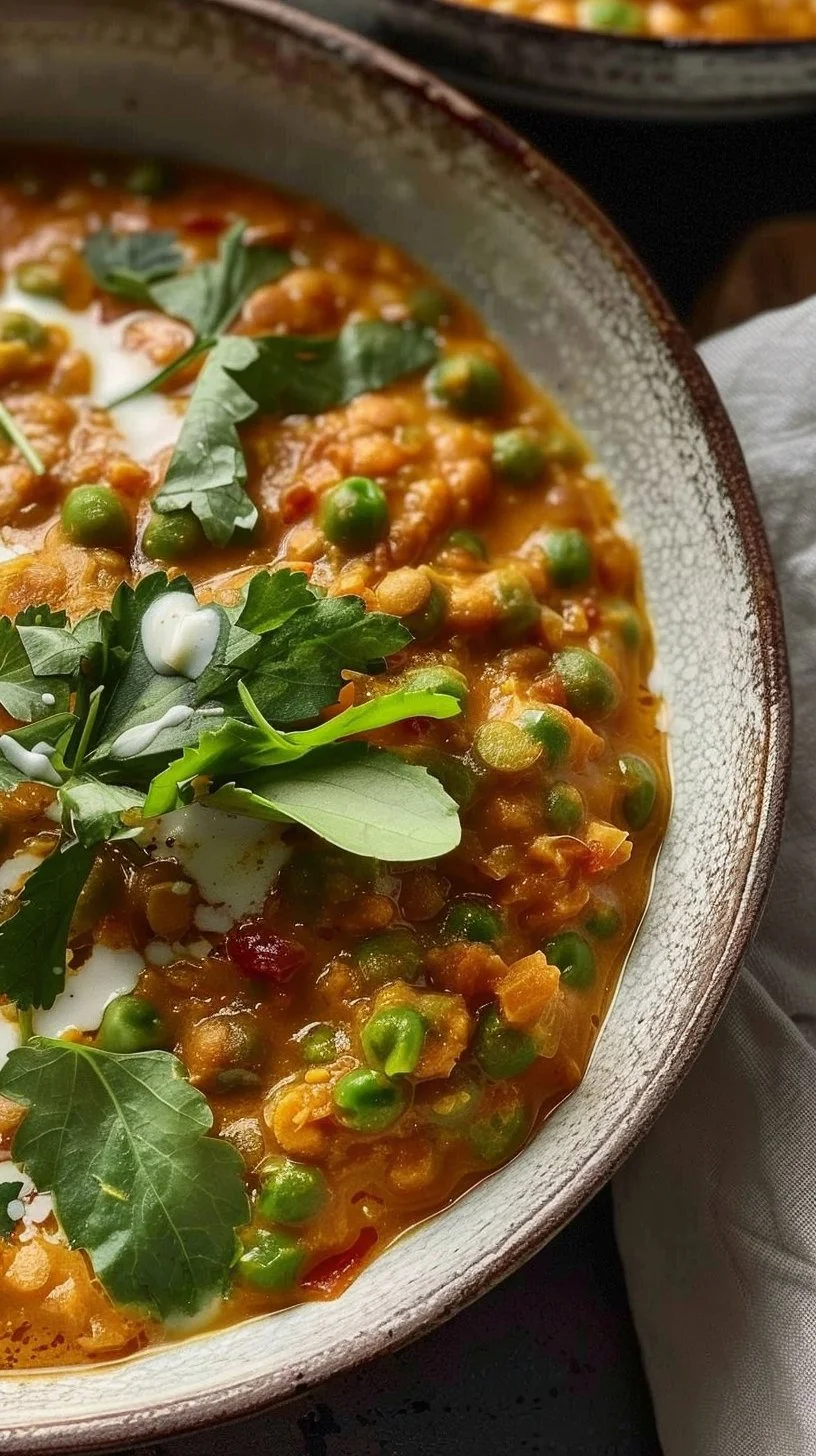 Speedy lentil coconut curry