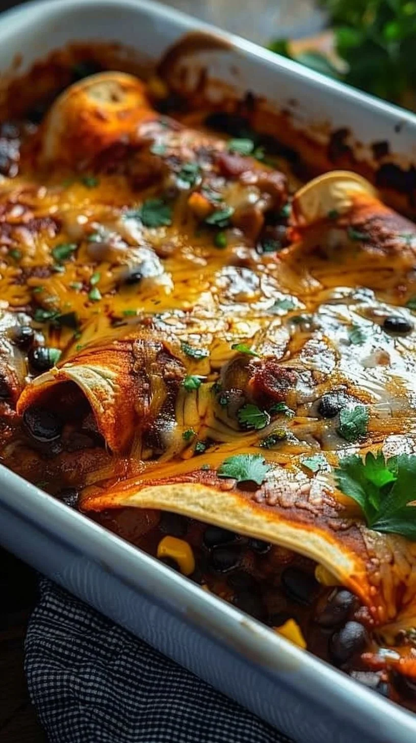 Vegetarian Black Bean Enchiladas: 1 Flavorful Tex-Mex Favorite