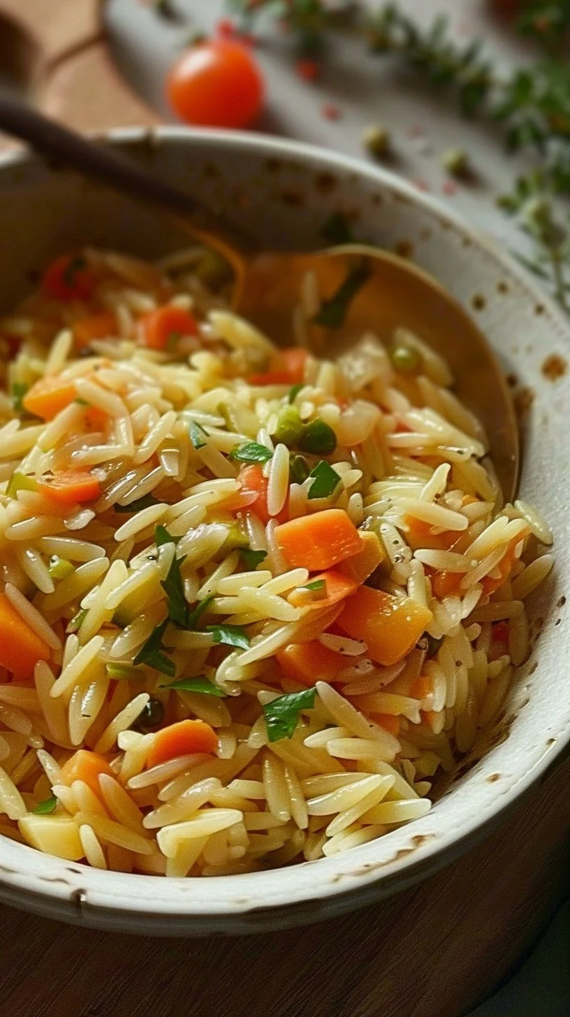 Veggie Orzo