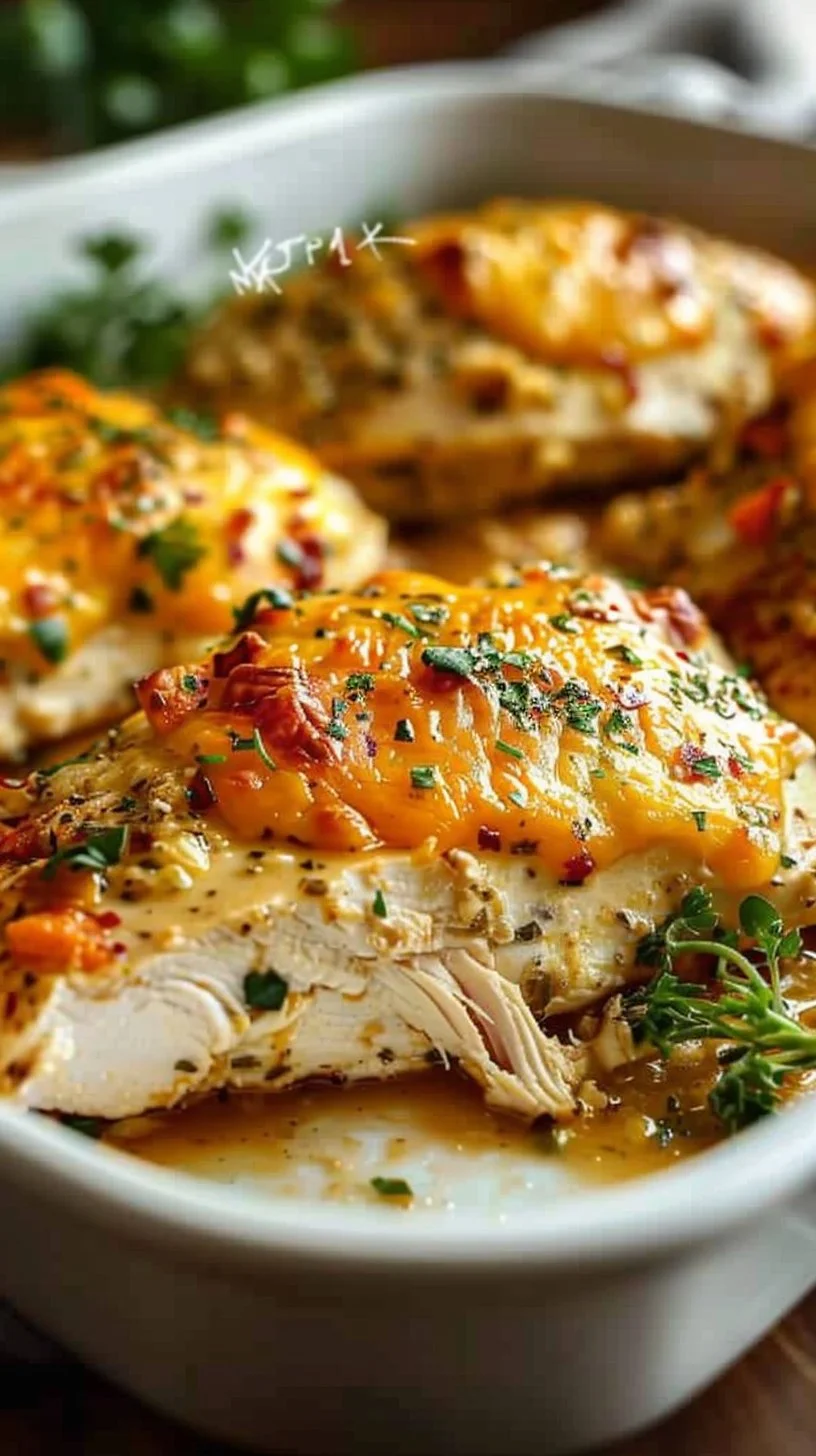4-Ingredient Ranch Chicken Bake: Effortless Dinner Perfection