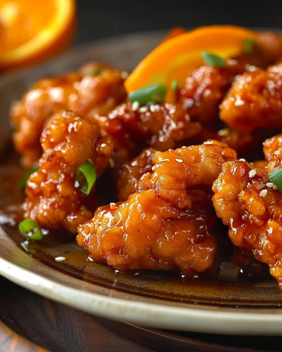 Air Fryer Orange Chicken