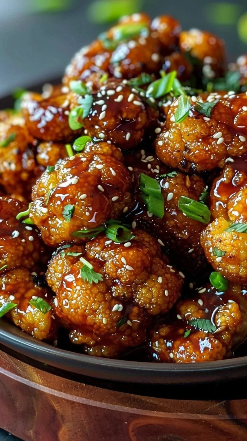 Amazing Sticky Honey Garlic Cauliflower in 5 Steps