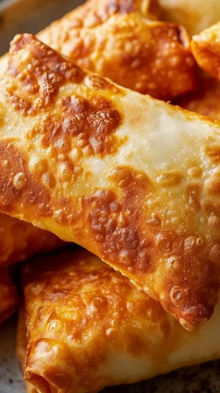 Delicious beef and cheese chimichangas served with salsa on a plate