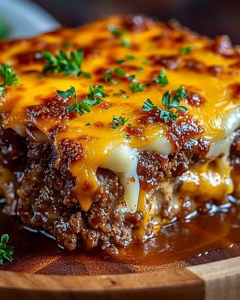 Cheesy Meatloaf Casserole