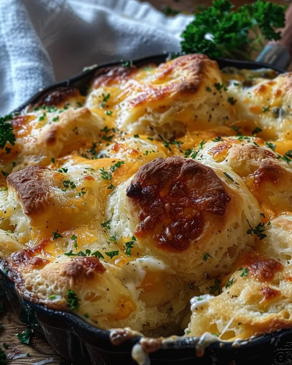 Chicken Bubble Biscuit Bake Casserole