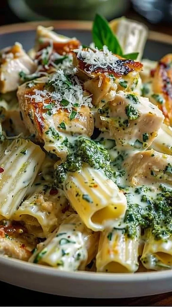Creamy Pesto Chicken Pasta
