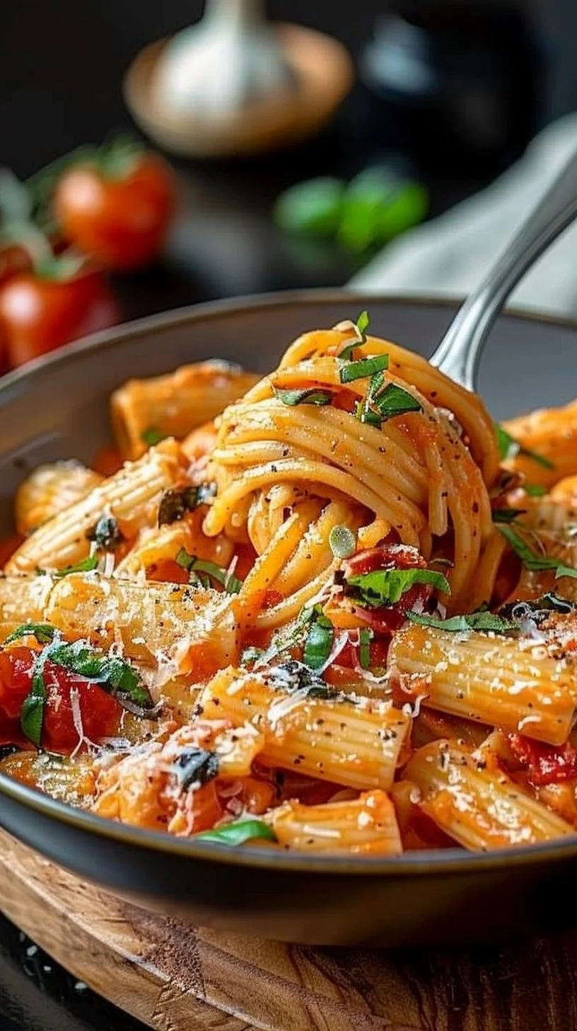 Creamy Tomato Garlic Pasta