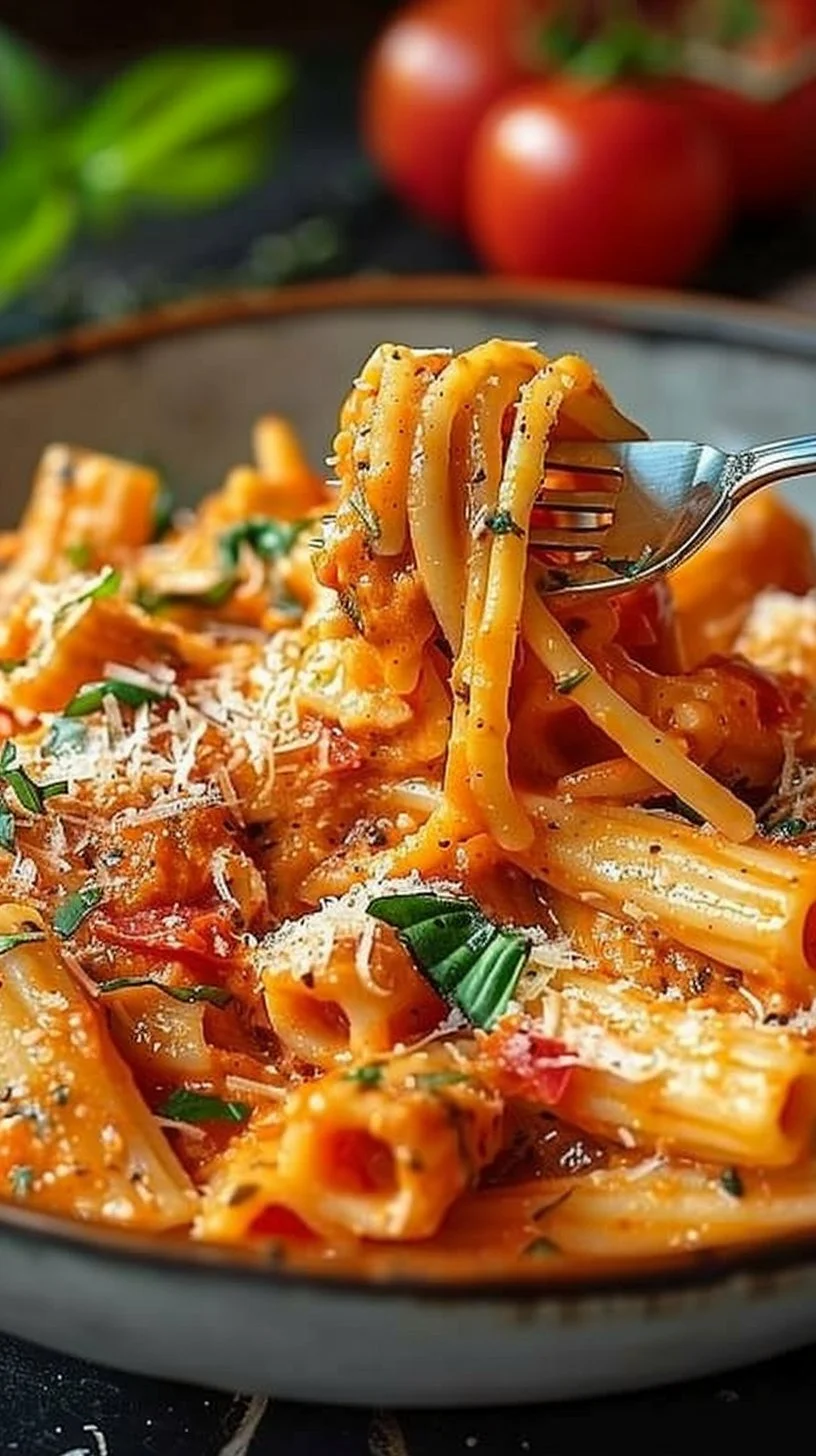 Creamy Tomato Garlic Pasta