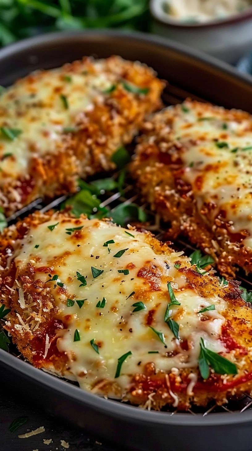 Crispy Air Fryer Chicken Parmesan