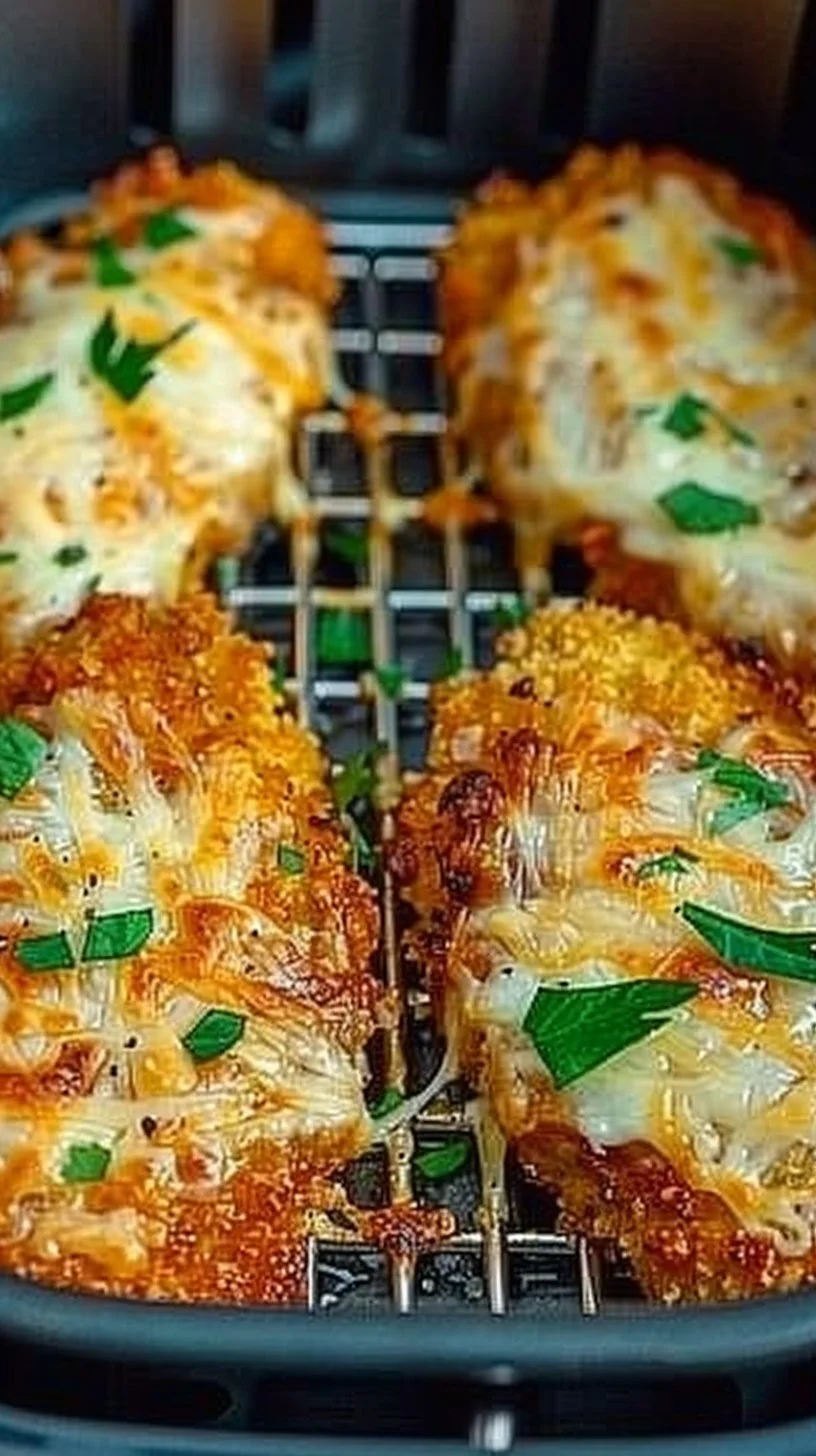 Crispy Air Fryer Chicken Parmesan