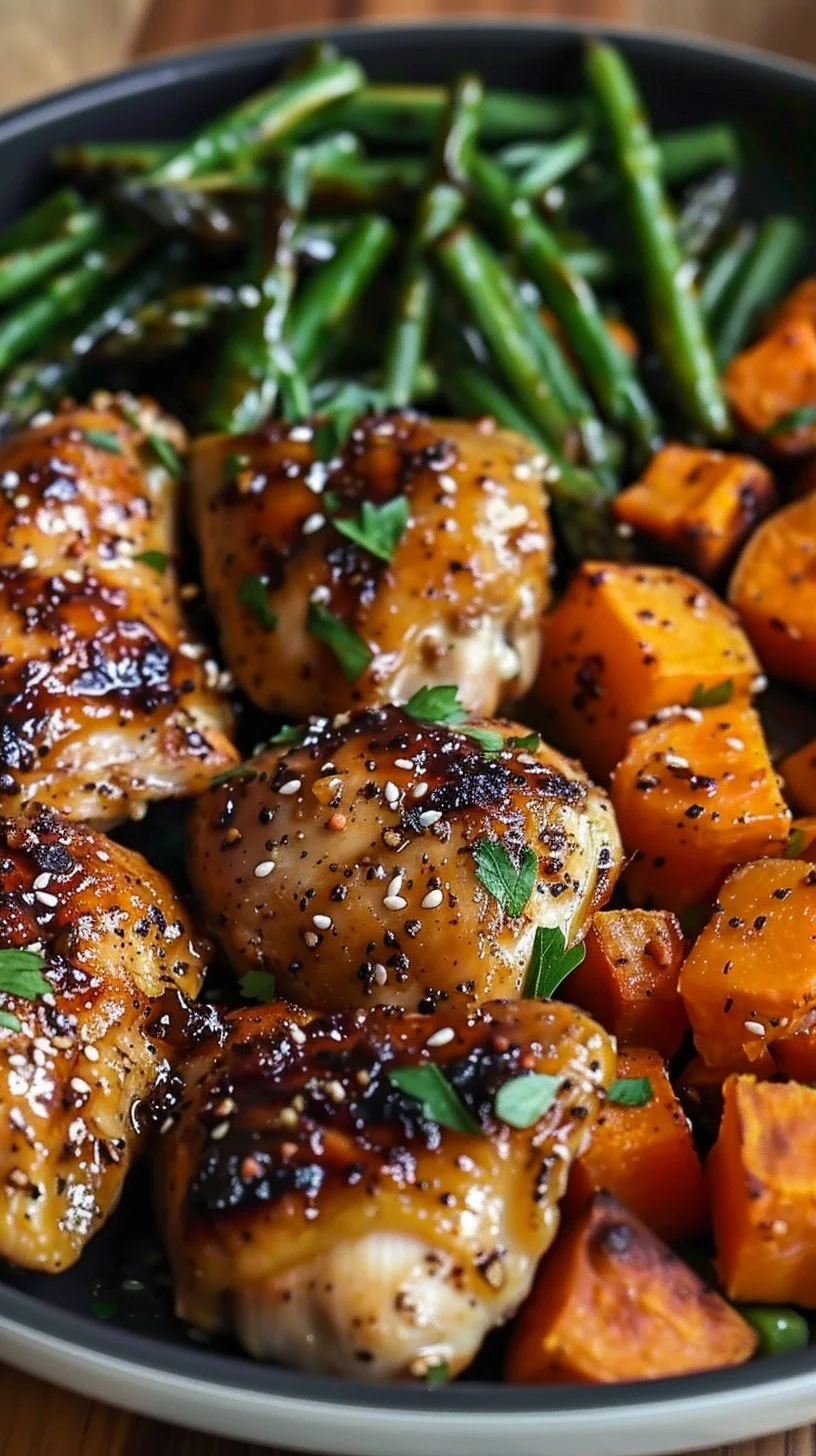 Discover the Best Honey Garlic Chicken and Sweet Potato Recipe for a Quick and Delicious Dinner