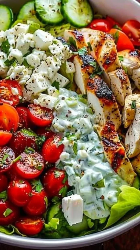 Greek Chicken Bowls