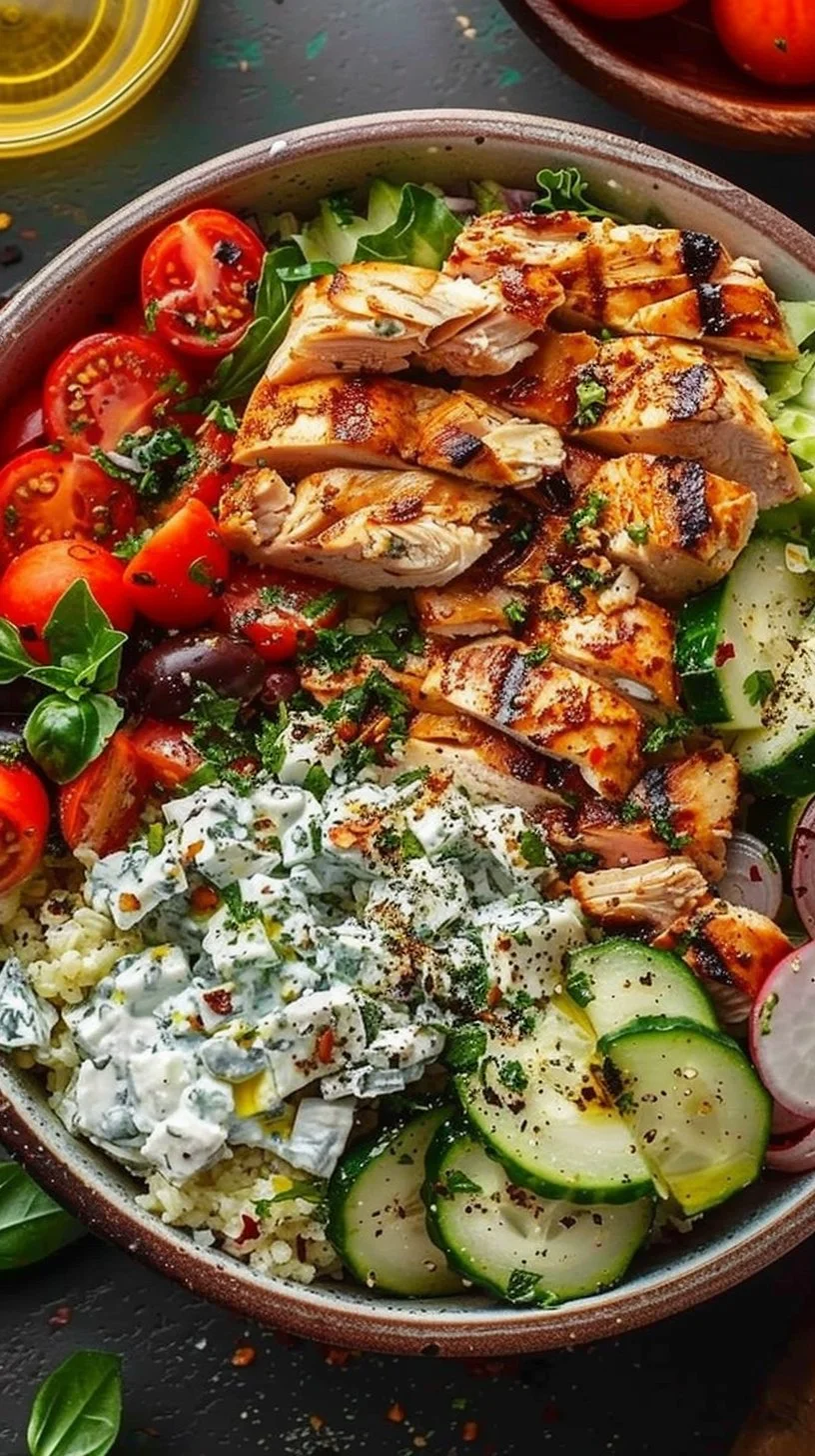 Greek Chicken Bowls