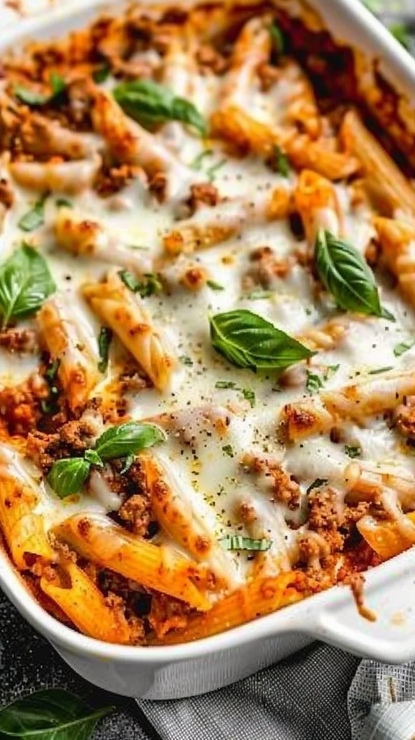 Ground Beef Cottage Cheese Pasta Bake