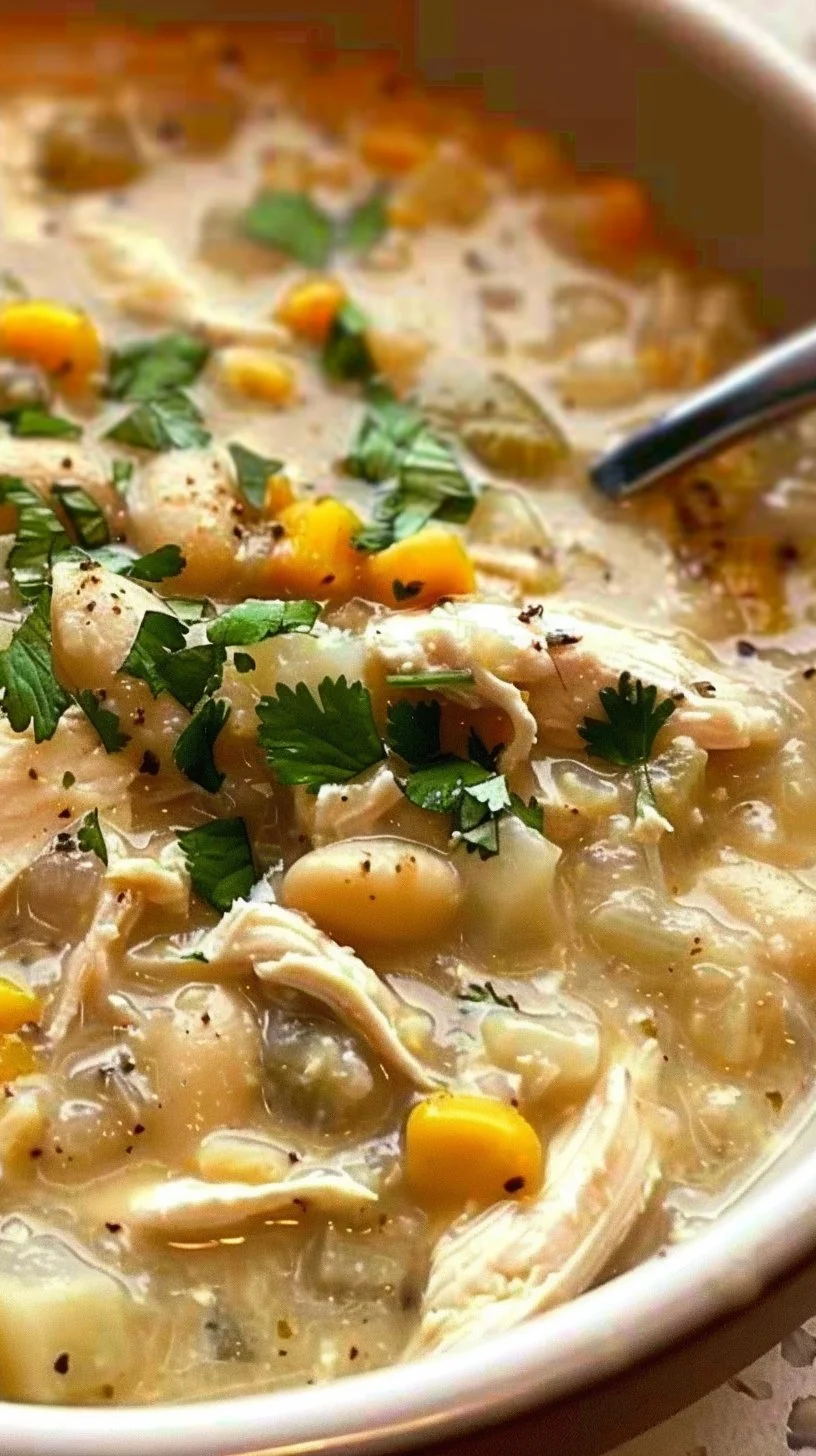 Healthy White Chicken Chili
