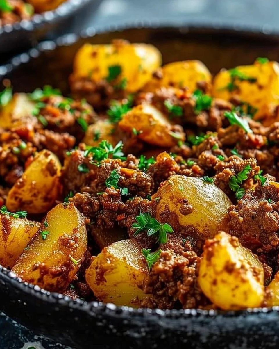 Hearty Ground Beef and Potatoes