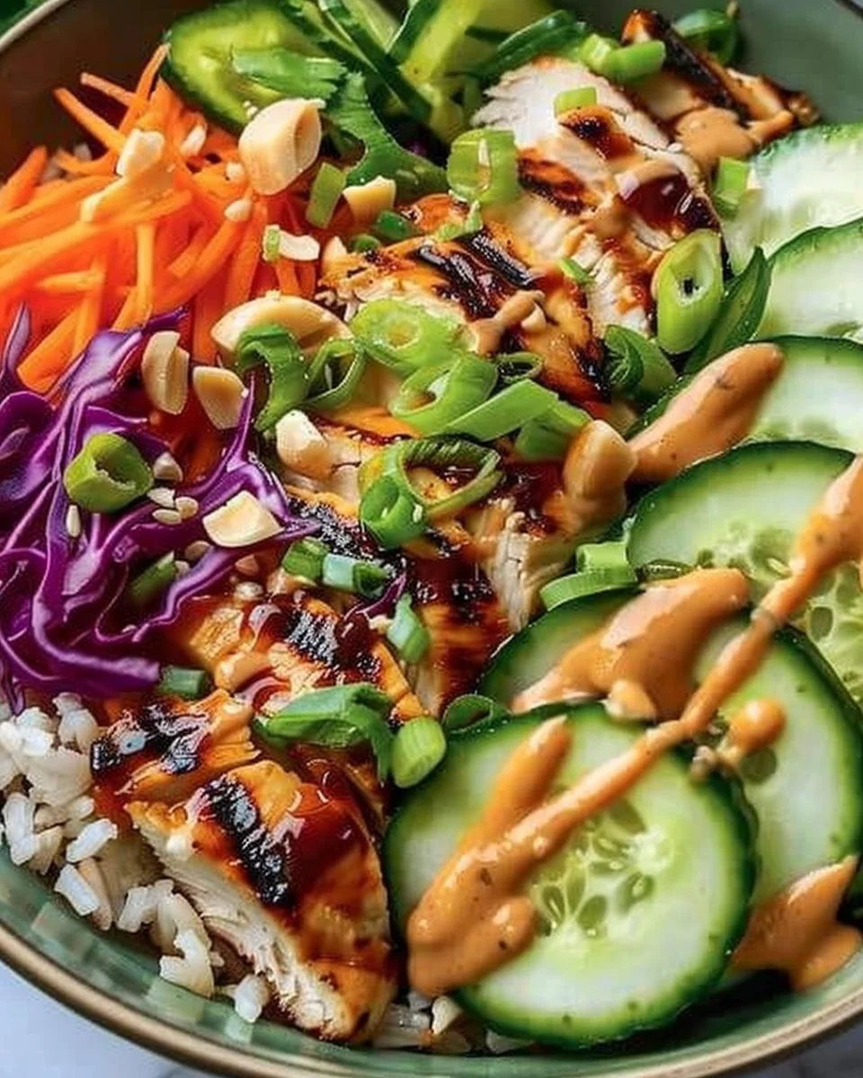 High Protein Buddha Bowl with vibrant vegetables and grains