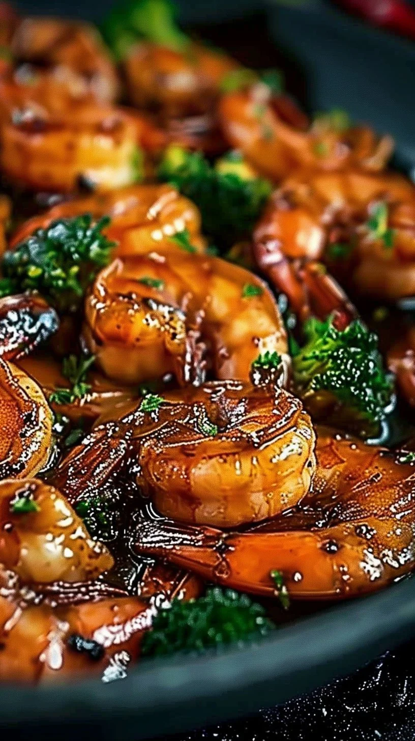 High-Protein Honey Garlic Shrimp