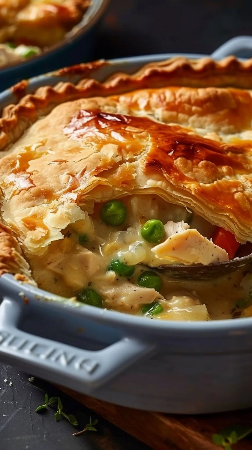 Homemade Chicken Pot Pie Casserole