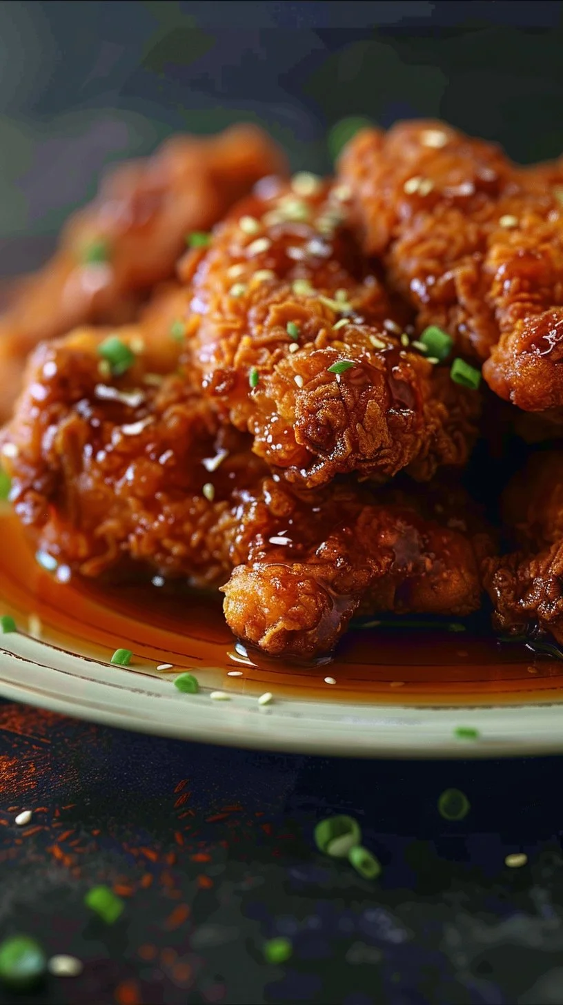 Honey Garlic Crispy Chicken