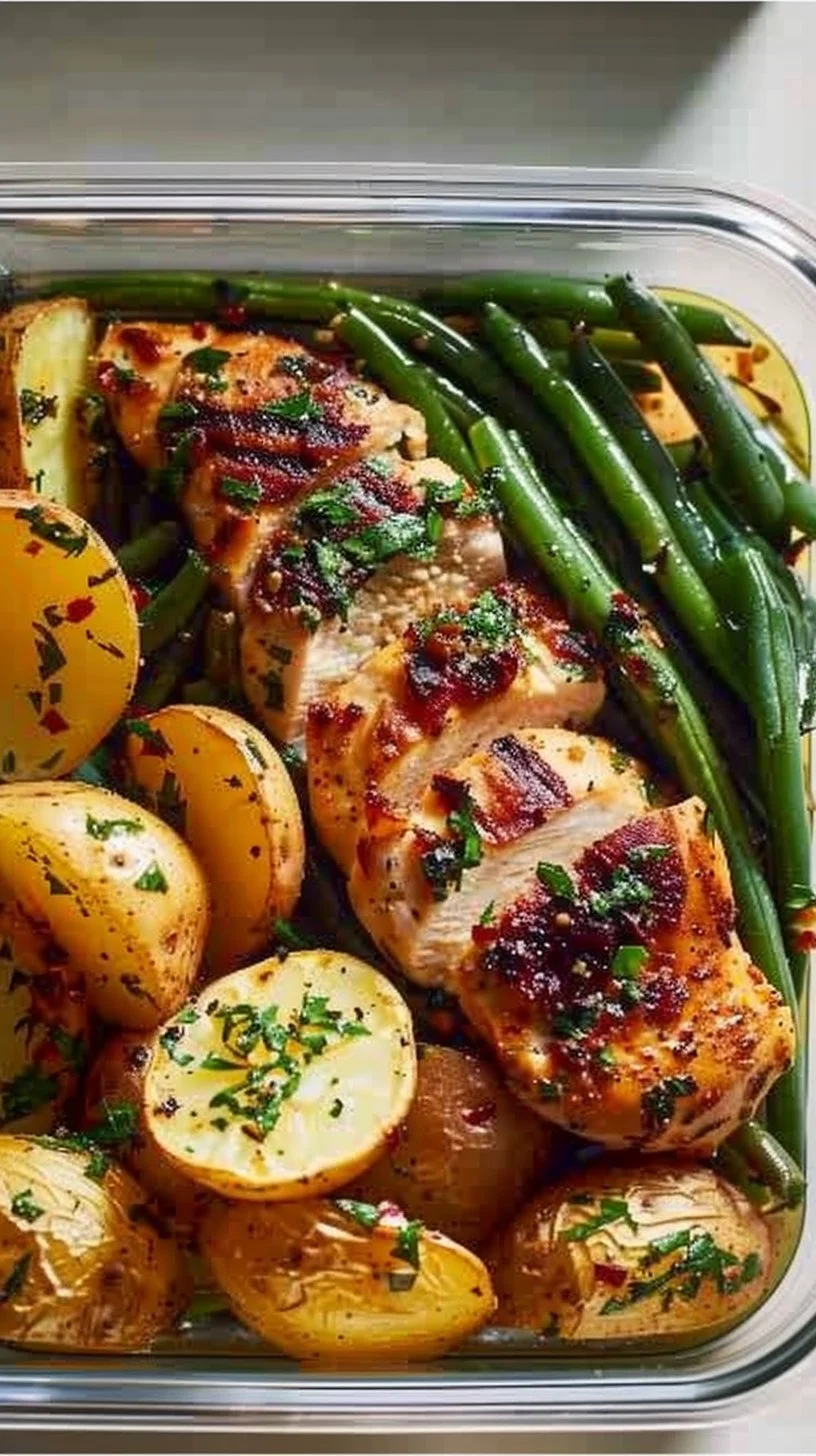 Lemon Garlic Chicken Meal Prep