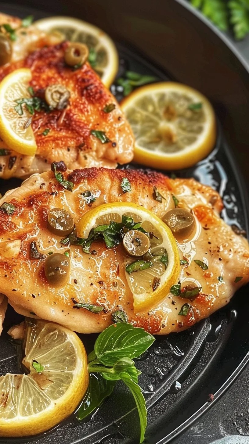 Mediterranean Style Chicken Piccata #chicken #recipe #mediterrane… | Mediterranean recipes healthy, Mediterranean diet recipes dinners, Mediterranean diet meal plan