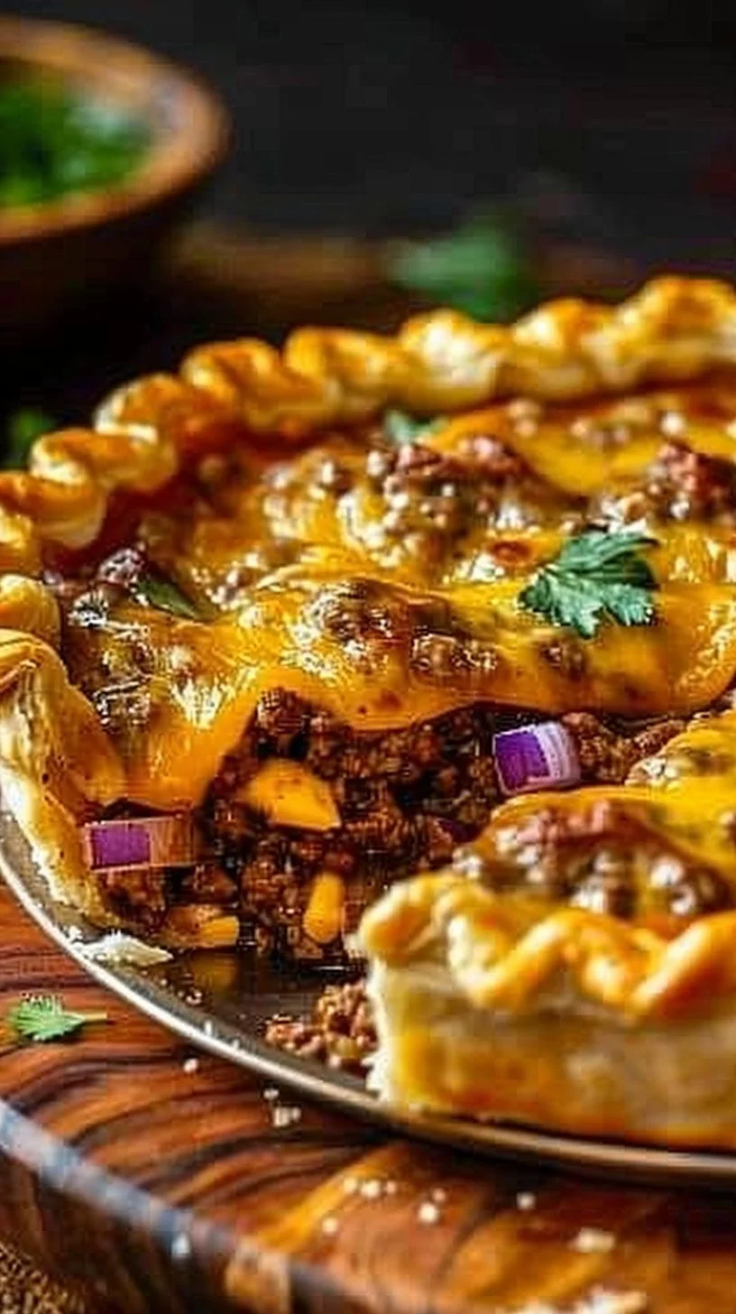 One-Pan Cheeseburger Pie Dinner