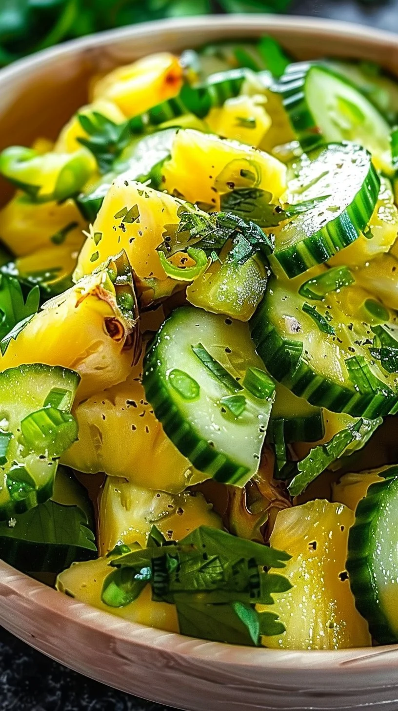 Pineapple Cucumber Salad