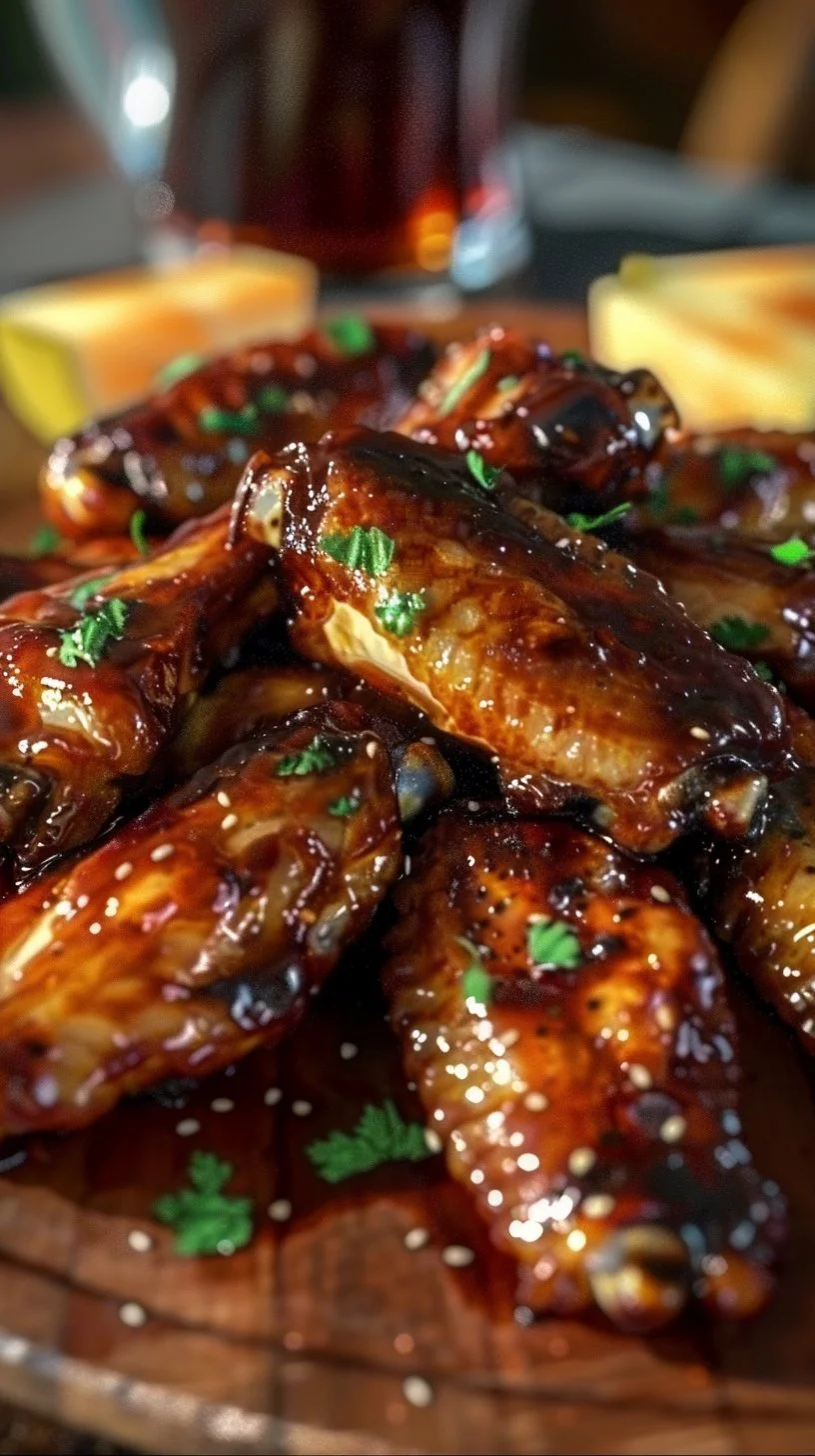 Pineapple-Teriyaki Chicken Wings