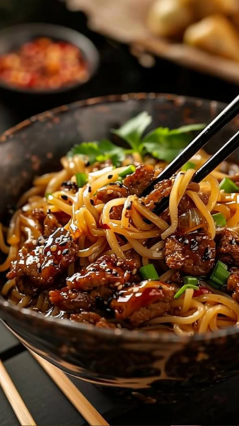 Potsticker Noodle Bowl