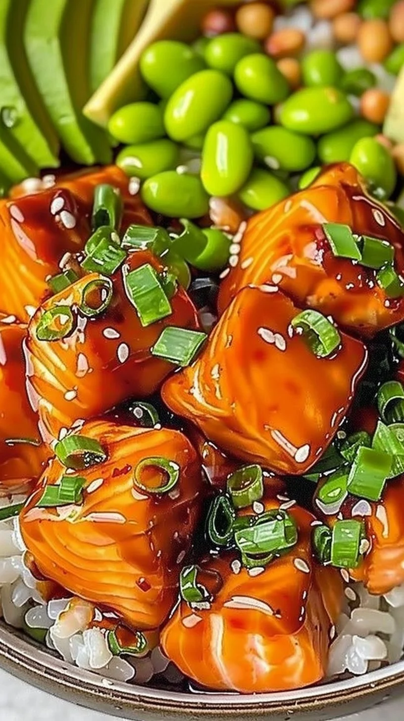 Salmon Teriyaki Bowl