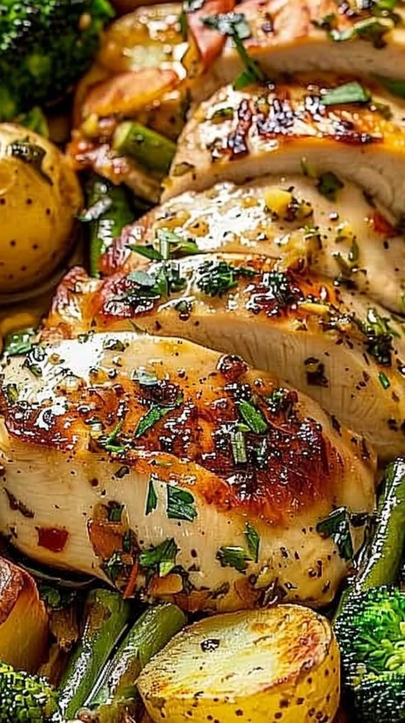 Sheet Pan Garlic Butter Chicken and Veggies