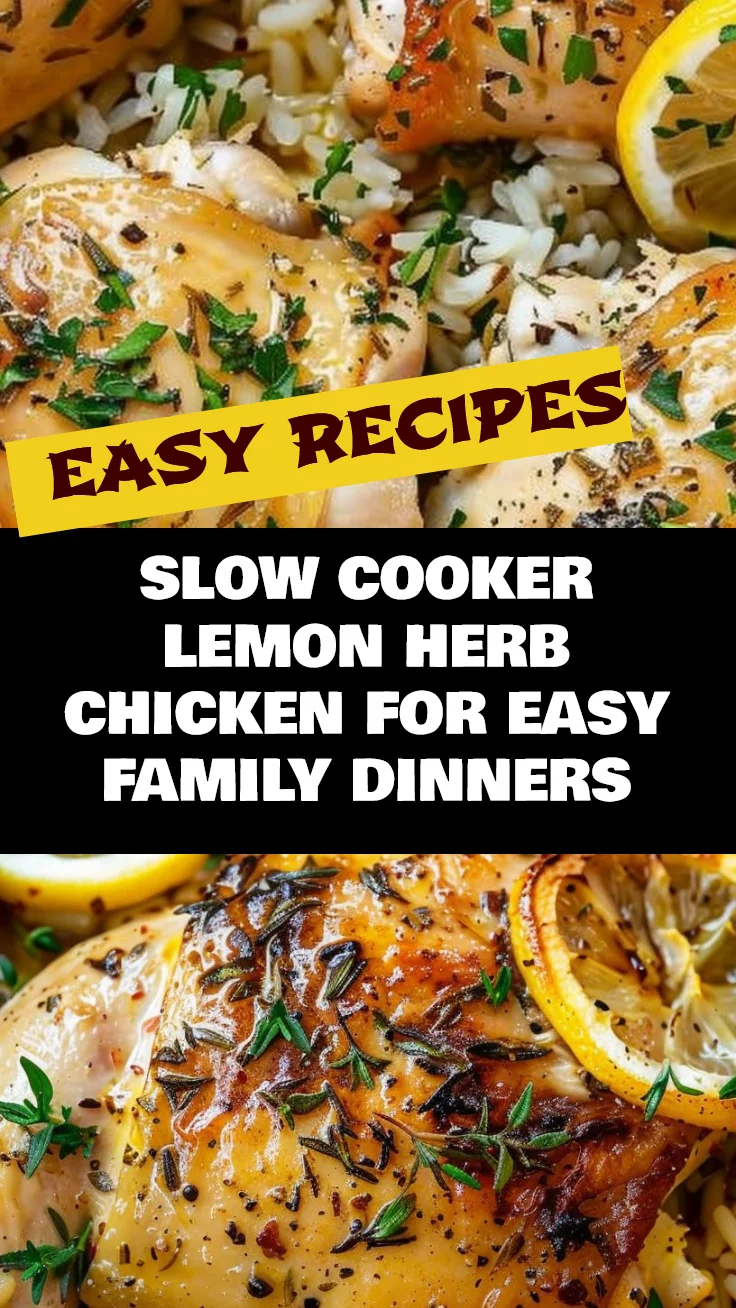 Slow Cooker Lemon Herb Chicken